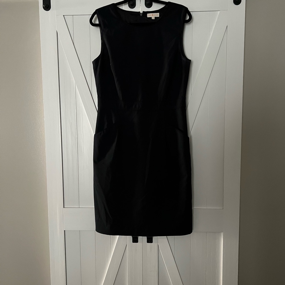 Tory Burch sleeveless dress.